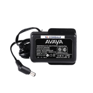 Adaptador de voltaje de 5V para teléfonos IP Avaya J100/1600 (PWR ADPTR 5V J100/1600 SER AR/BR L6)